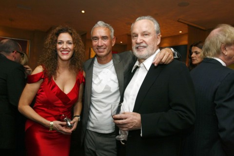 Giorgio Moroder, sa femmes Francesca et Roland Emmerich
