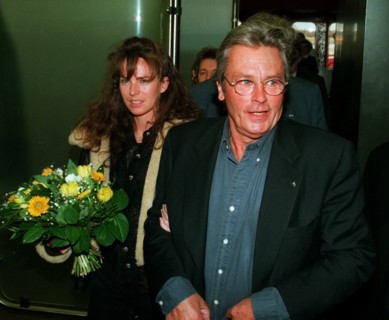 Alain Delon et Rosalie van Breemen