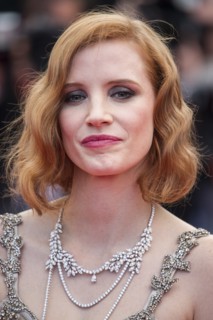 Jessica Chastain attends the premiere for "Money Monster" at the Palais de Festival for the 69th Cannes Film Festival.