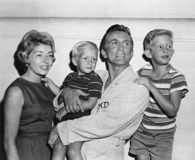 Kirk Douglas en famille