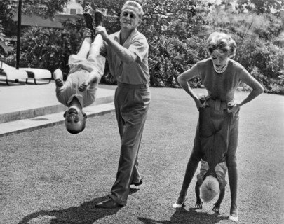 Kirk Douglas en famille, 1960