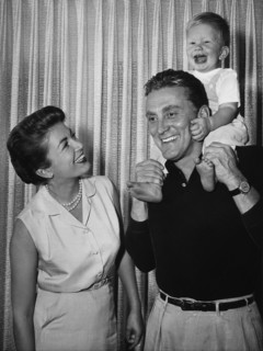 Kirk Douglas et sa femme Diana