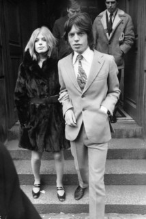 Mick Jagger et Marainne Faithfull