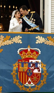 Royal wedding of crown prince Felipe and Letizia
