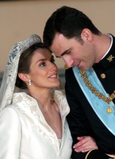 Royal wedding of crown prince Felipe and Letizia