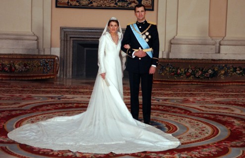 Royal wedding of crown prince Felipe and Letizia