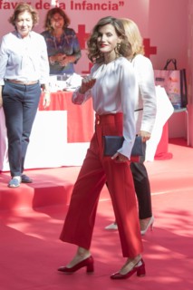 Queen Letizia of Spain Attends The Red Cross World Day
