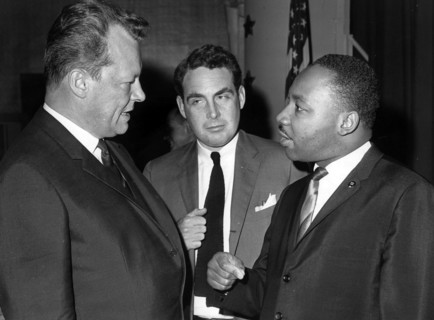 Willy Brandt et Martin Luther King