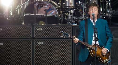 Paul McCartney tritt in Berlin auf