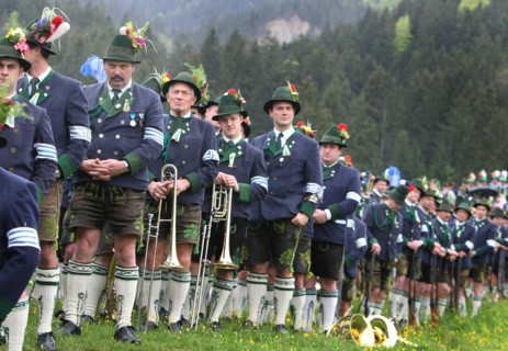 Bavarian Mountain troops celebrate their Patron Saint