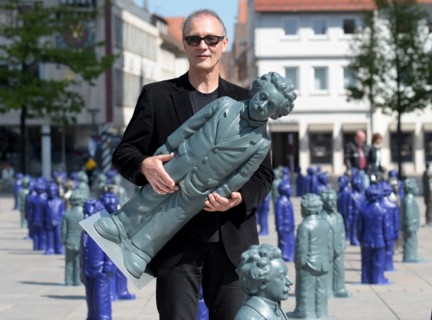 Albert Einstein Skulptuten in Ulm