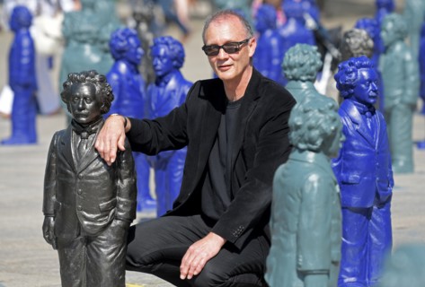 Albert Einstein sculptures in Ulm