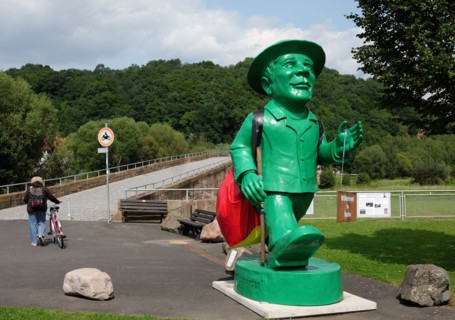 Grüner "Einheitsmann" in Vacha