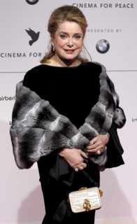French actess Catherine Deneuve arrives at the 'Cinema
for Peace' gala at the 59th Berlin