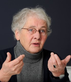 Christiane Nüsslein-Volhard, Nobelpreisträgerin für Medizin, fotografiert am 10.10.2012 in Tübingen