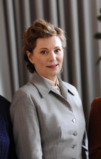 Die Schauspielerin Iris Berben als Abgeordnete und Juristin Elisabeth Selbert posiert am 08.11.2013
