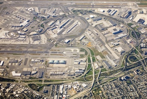JFK Airport, New York, from above |