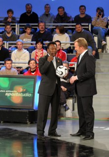 Pelé, joueur de football brésilien