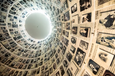 La Salle des Noms du Mémorial de l'Holocauste Yad Vashem à Jérusalem
