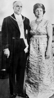 Habib Bourguiba et sa femme Wassila Bourguiba, 1960