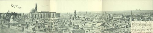Cairo Egypten, Blick auf die Stadt mit Moschee