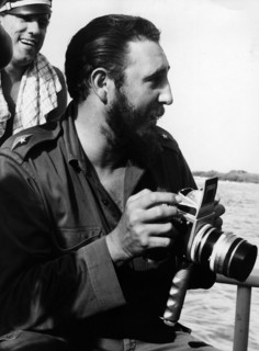 Fidel Castro during a visit to the Bay of Pigs, 1962
