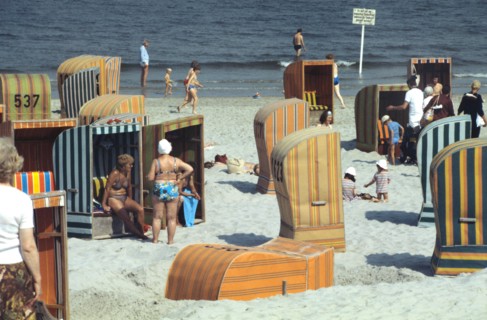 Plage de Norderney en 1982