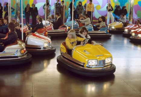 Auto-tamponneuses à l'Oktoberfest, en 1975