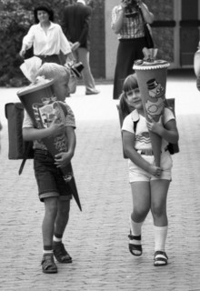 The first day of school at a primary school in Hagen (Germany) on August 7th, 1979.