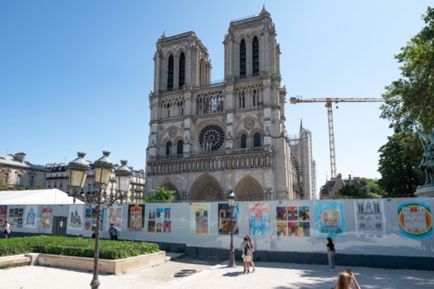 Reconstruction of Notre-Dame Cathedral in Paris