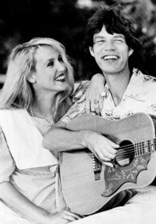 Mick Jagger and Jerry Hall