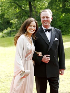 Gustav, prince de Sayn-Wittgenstein-Berleburg, et son épouse Carina Axelsson