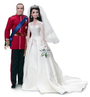 Limited edition Barbie Collector William & Catherine Royal Wedding