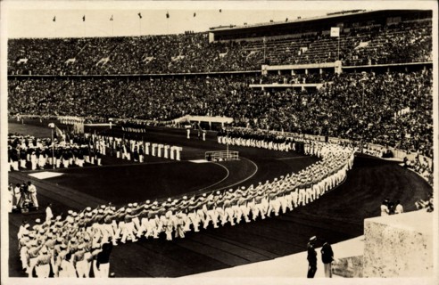 Olympische Spiele, Berlin 1936, Sportfeld, Eröffnungsfeier