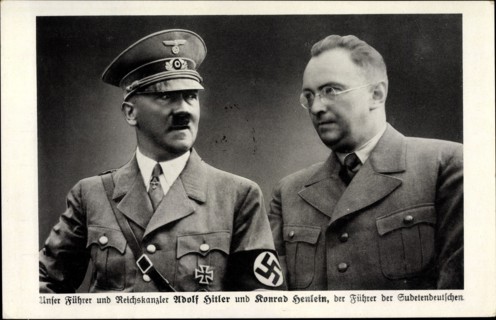 Führer und Reichskanzler Adolf Hitler, Konrad Henlein Führer der Sudetendeutschen