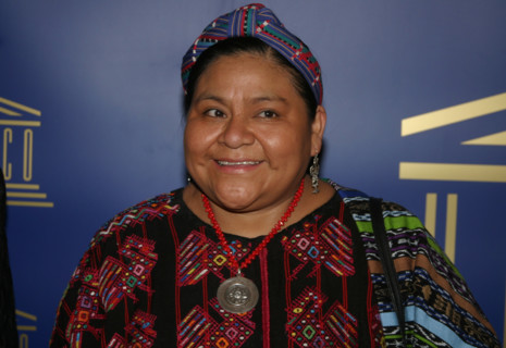 Rigoberta MENCHU TUM, Guatemala, Friedensnobelpreistraegerin, Politikerin, Portrait, Querformat, 06