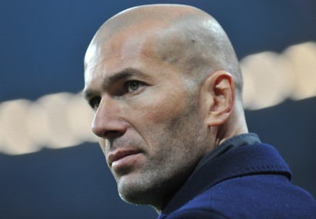 Zinedine Zidane is pictured before to the Champions League semi-final first leg soccer match between FC Bayern Munich and Real Madrid at the Allianz Arena in Munich, Germany, 17 April 2012