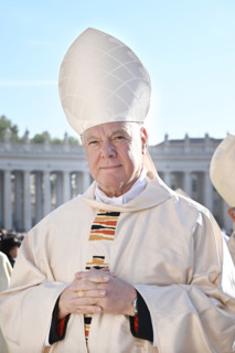 Gerhard Ludwig Muller attend a Holy Mass led by Pope Francis with the new Cardinals at the opening