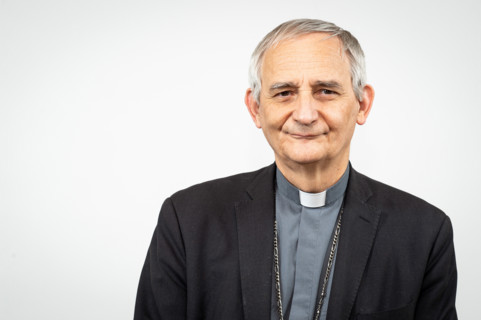 Kardinal Matteo Zuppi, Erzbischof von Bologna (Italien) und Vorsitzender der Italienischen