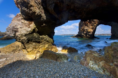 Point de Dinan, France, Europe, Brittany, department Finistère, peninsula, Crozon, sea, coast,