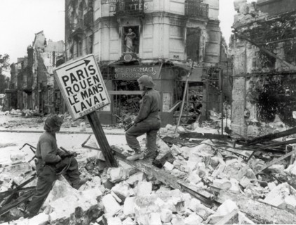 WW II, historical, war, world war, second world war, operation Overlord, Overlord, invasion, town,