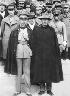 Der chinesische General Chang Hsueh-Liang und der chinesische Präsident des Exekutiv-Rates und