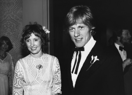 Lola und Robert Redford (Mitte der 1970er Jahre) / Personen, Ehepaar, married, verheiratet, Frau