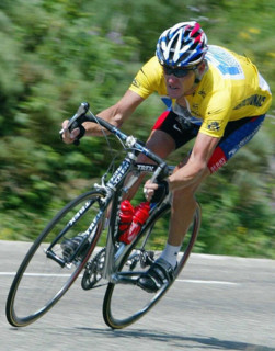 Lance Armstrong lors du Tour de France 2003