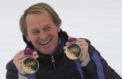 24 January 2019, Germany (German), Schliersee: The former ski racer Markus Wasmeier shows at his