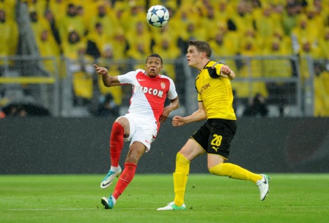 firo : 12.04.2017 Fußball, Saison 2016/2017, Champions League, BVB, Borussia Dortmund - AS Monaco,