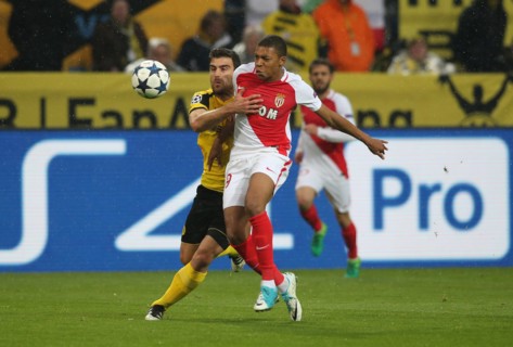 firo : 12.04.2017, Fußball, 1.Bundesliga, Saison 2016/2017 UEFA, Champions League, CL, CHL,