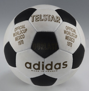 The undated handout shows the official soccer ball 'Telstar' for the FIFA World Cup 1970 in Mexico.