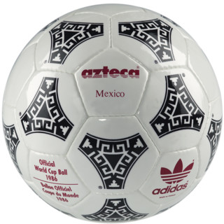 The undated handout shows the official soccer ball 'azteca' to the FIFA World Cup 1986 in Mexico.