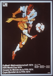 Poster of the 1974 FIFA World Cup in Germany.